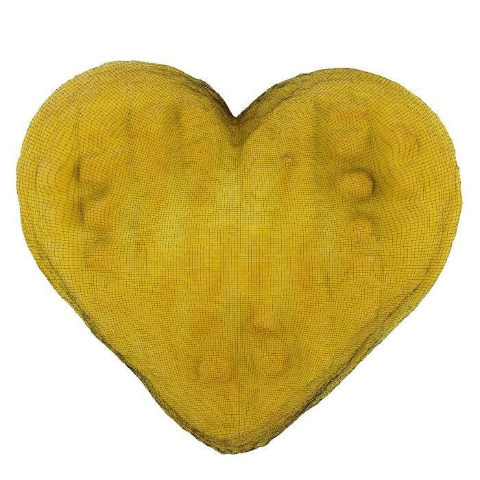 057 Donut heart bun plain2 Scan 3D model with UV map 3D model_16