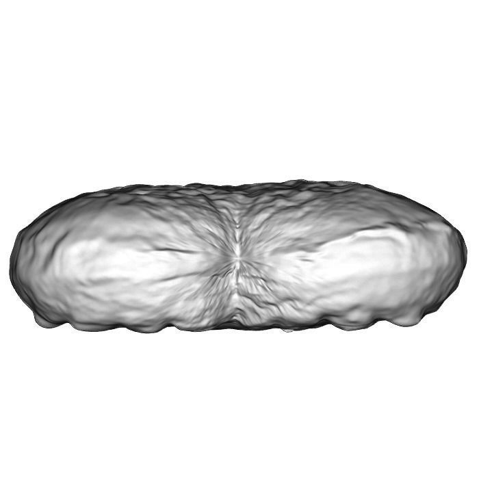 057 Donut heart bun plain2 Scan 3D model with UV map 3D model_18