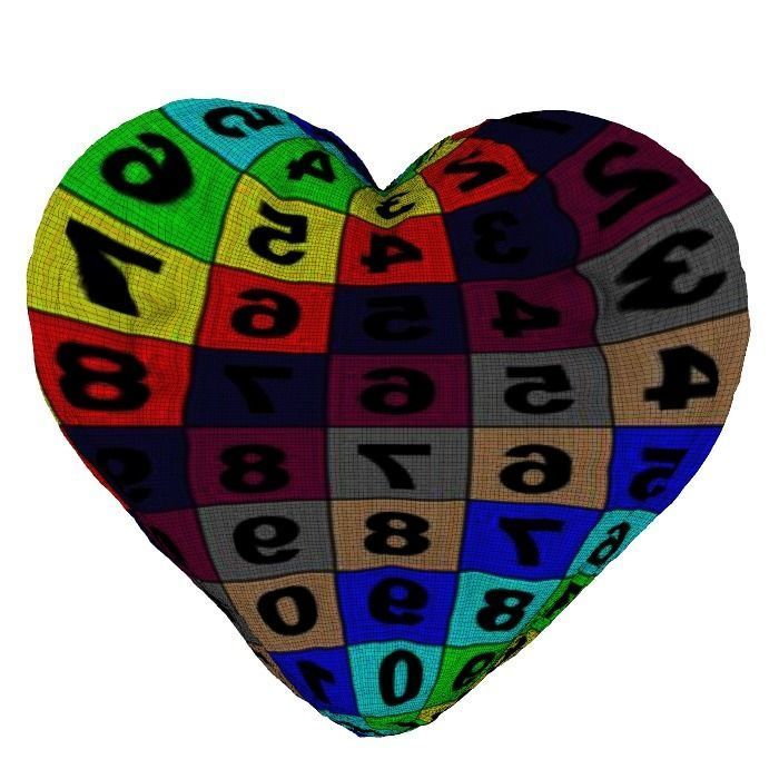 057 Donut heart bun plain2 Scan 3D model with UV map 3D model_15