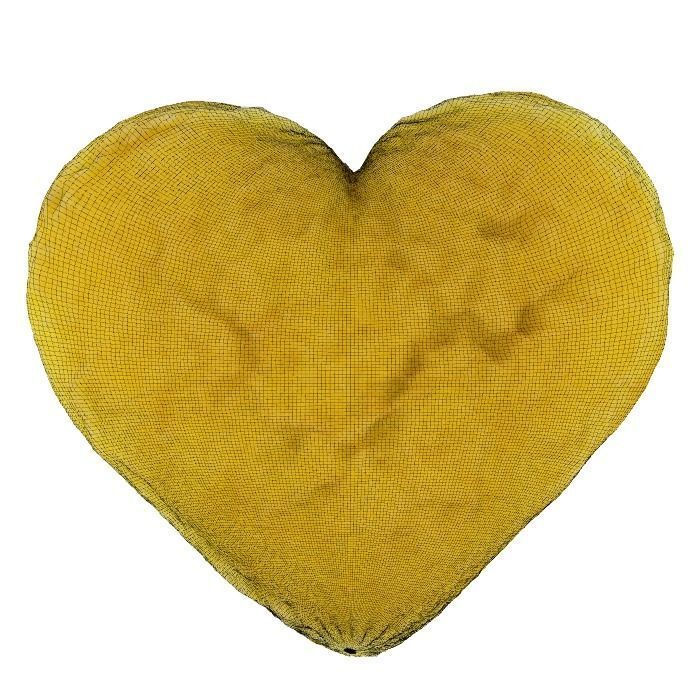 057 Donut heart bun plain2 Scan 3D model with UV map 3D model_8