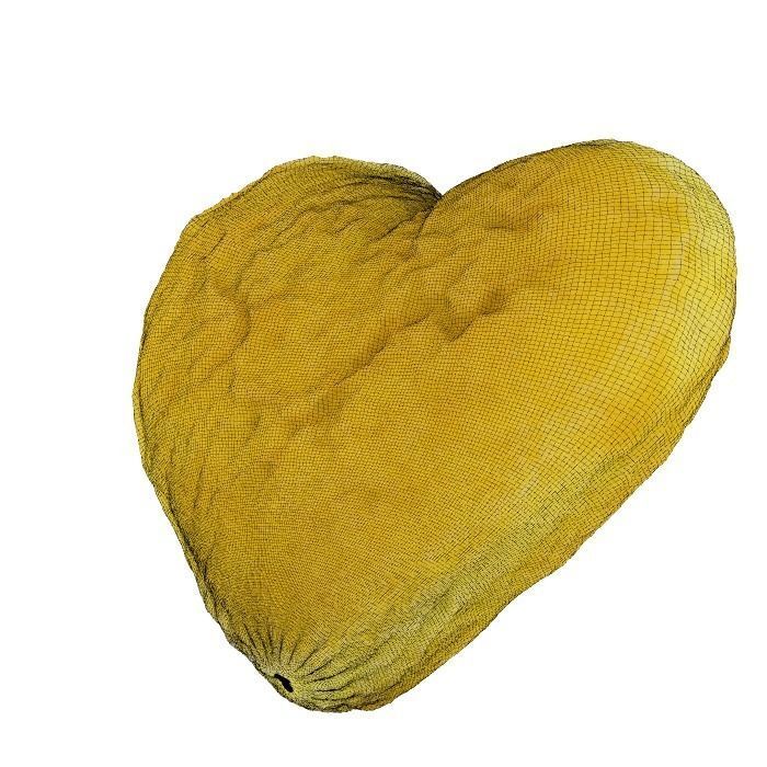 057 Donut heart bun plain2 Scan 3D model with UV map 3D model_4