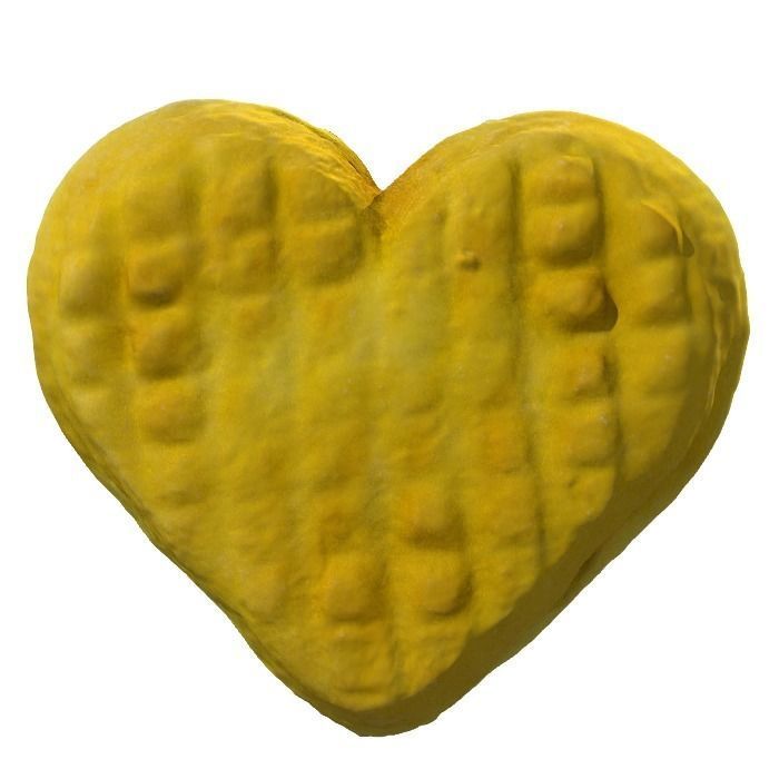 057 Donut heart bun plain2 Scan 3D model with UV map 3D model_13