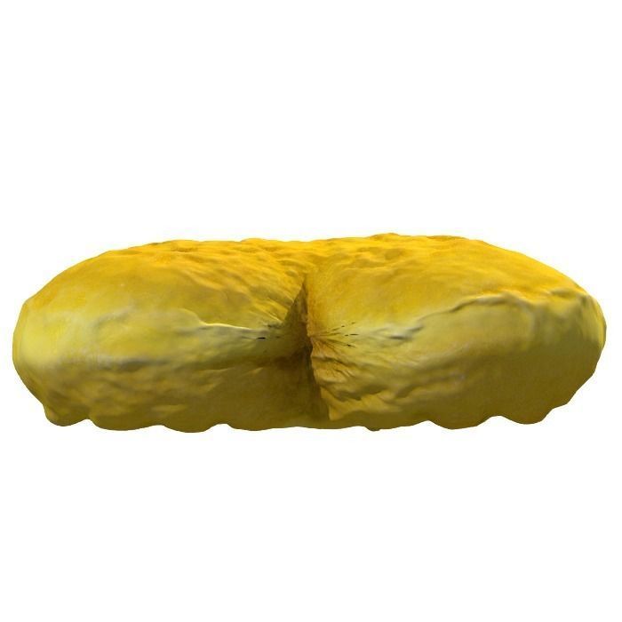 057 Donut heart bun plain2 Scan 3D model with UV map 3D model_17