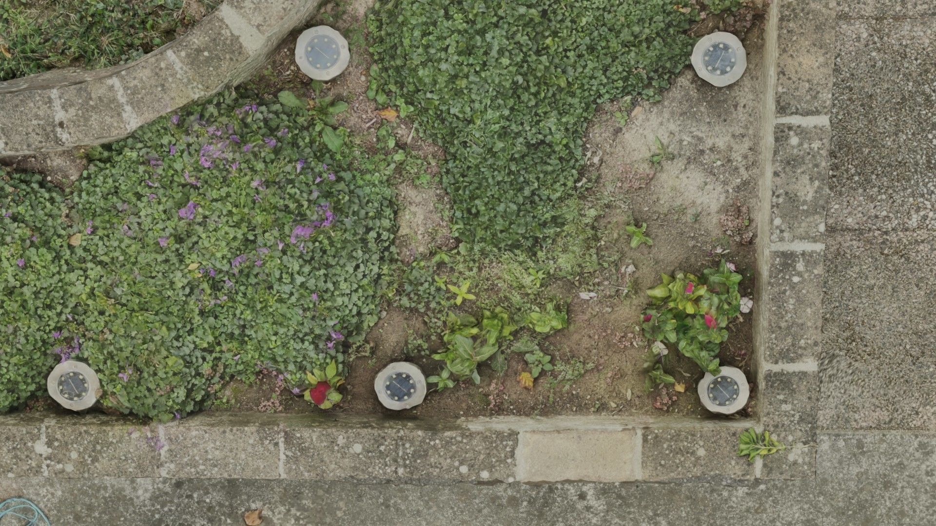 Flowerbed angle curved garden decoration SCANNED MODEL 3D model_51