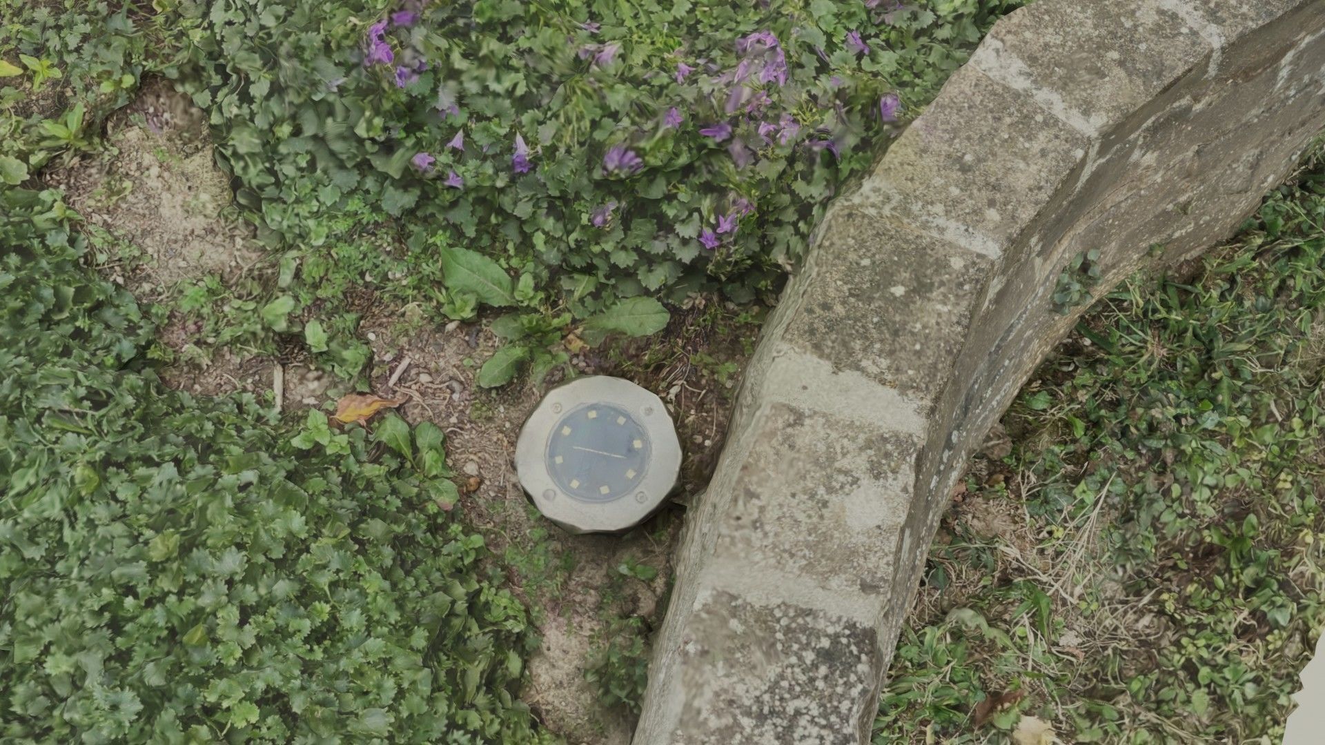 Flowerbed angle curved garden decoration SCANNED MODEL 3D model_39