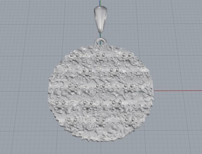 Pendant 1088 3D print model_4
