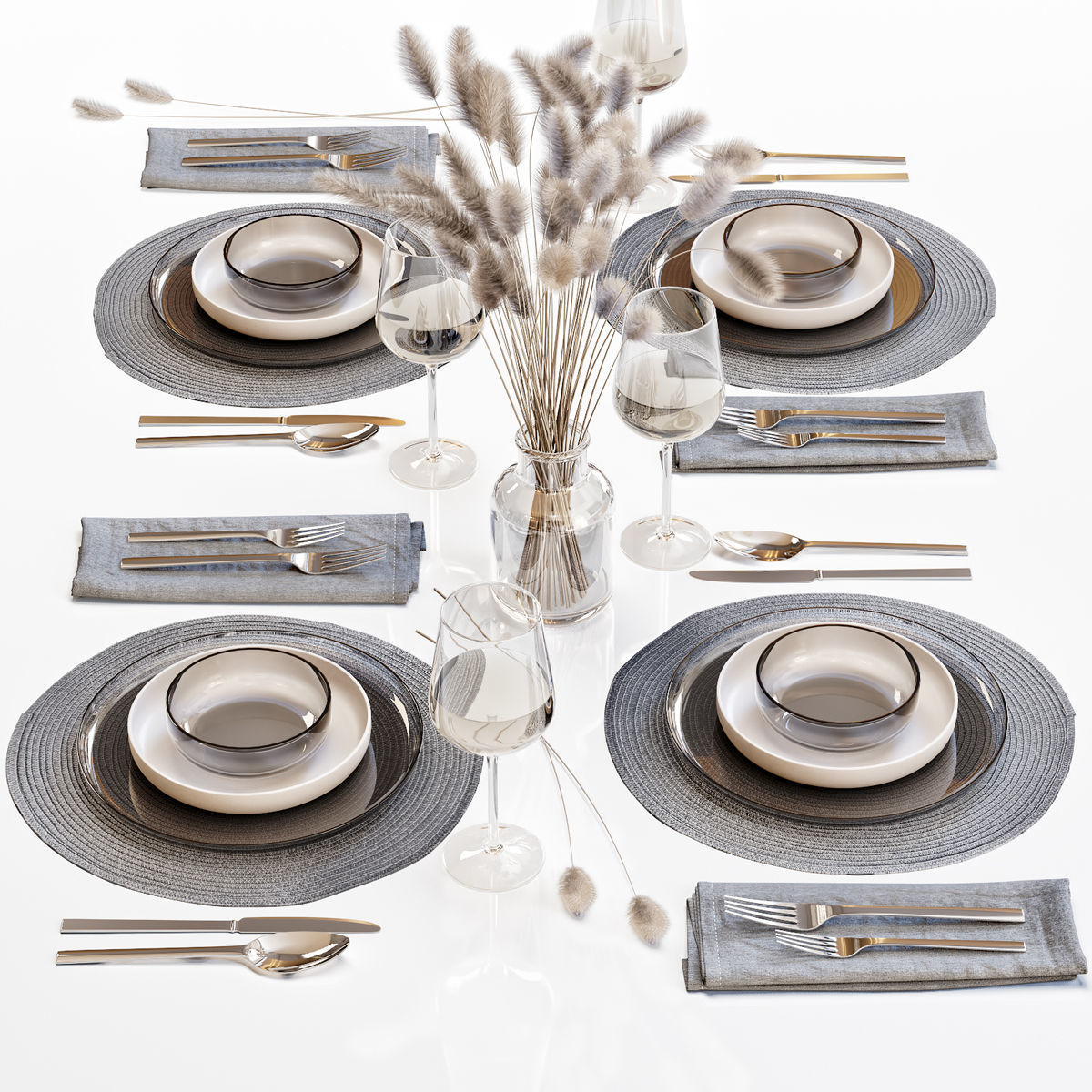 Table setting 35 3D model_1