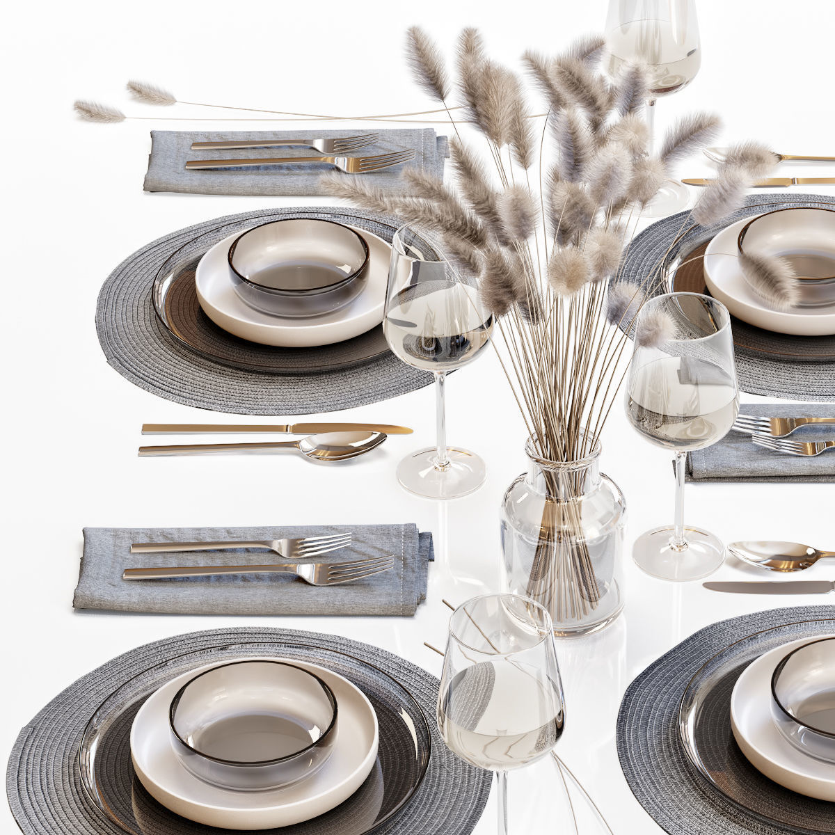 Table setting 35 3D model_3