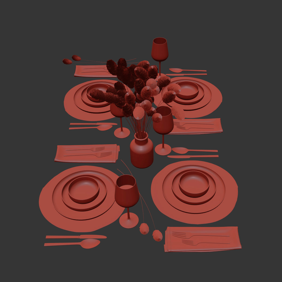 Table setting 35 3D model_6