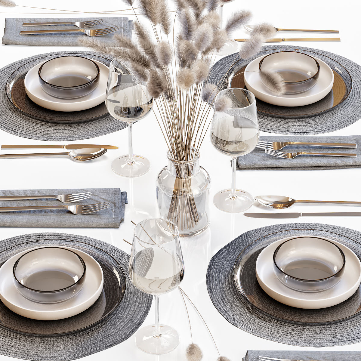 Table setting 35 3D model_2