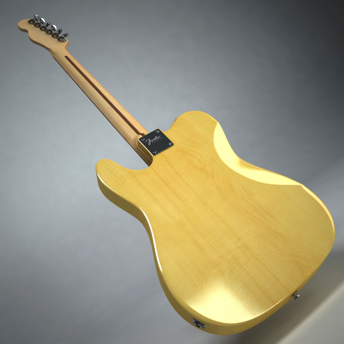 Fender Telecaster 3D model_3