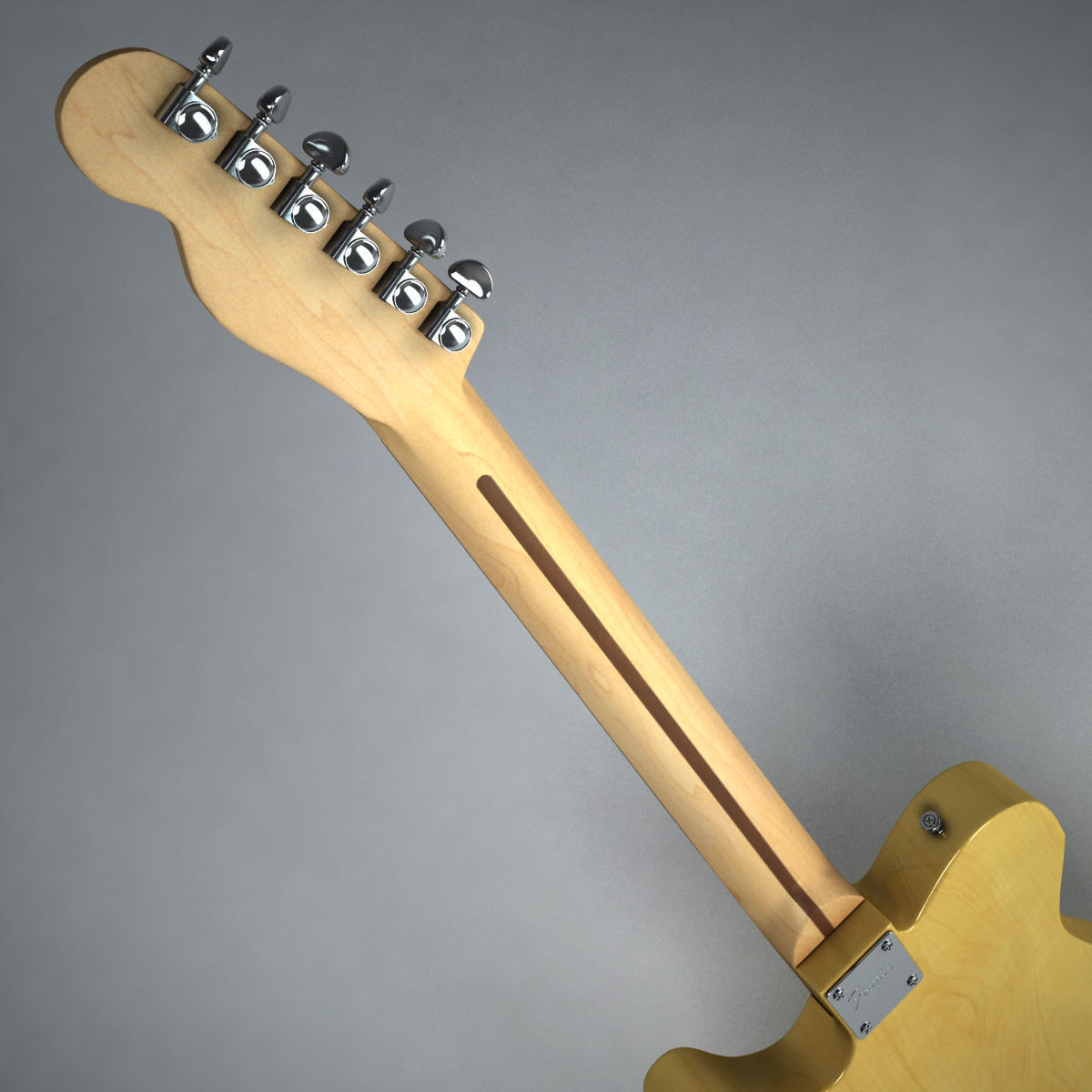 Fender Telecaster 3D model_4