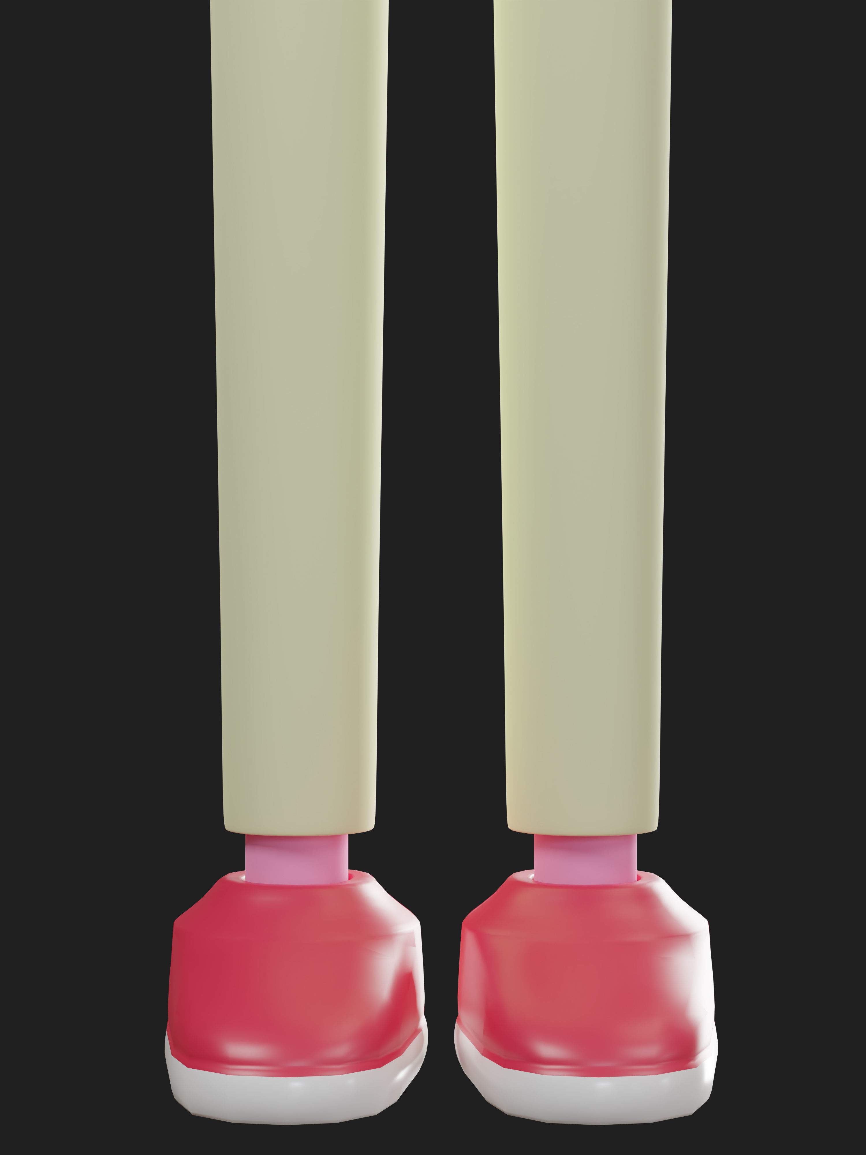 3D Character man cartoon art t post All parts can be separated Free 3D model_5