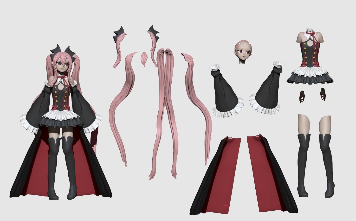 Krul tepes - serath of the end - battle of nagoya 3D print model_2