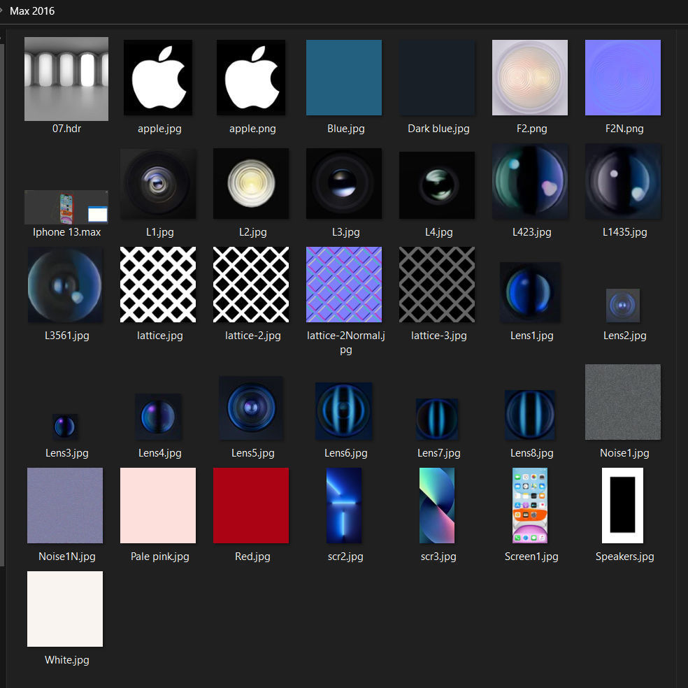 iPhone 13 3D model_11