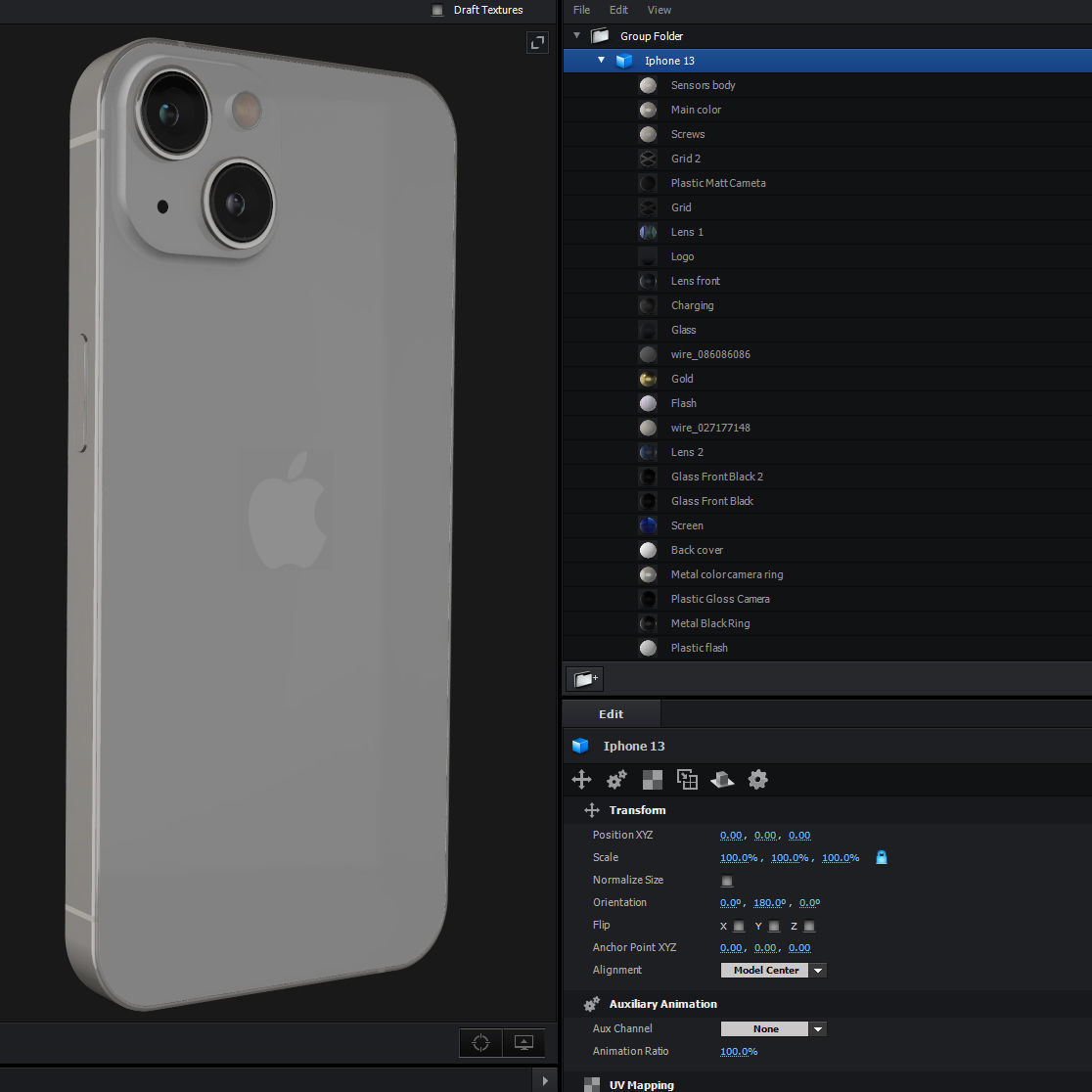 iPhone 13 3D model_22
