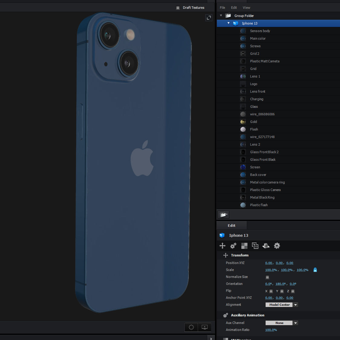 iPhone 13 3D model_21
