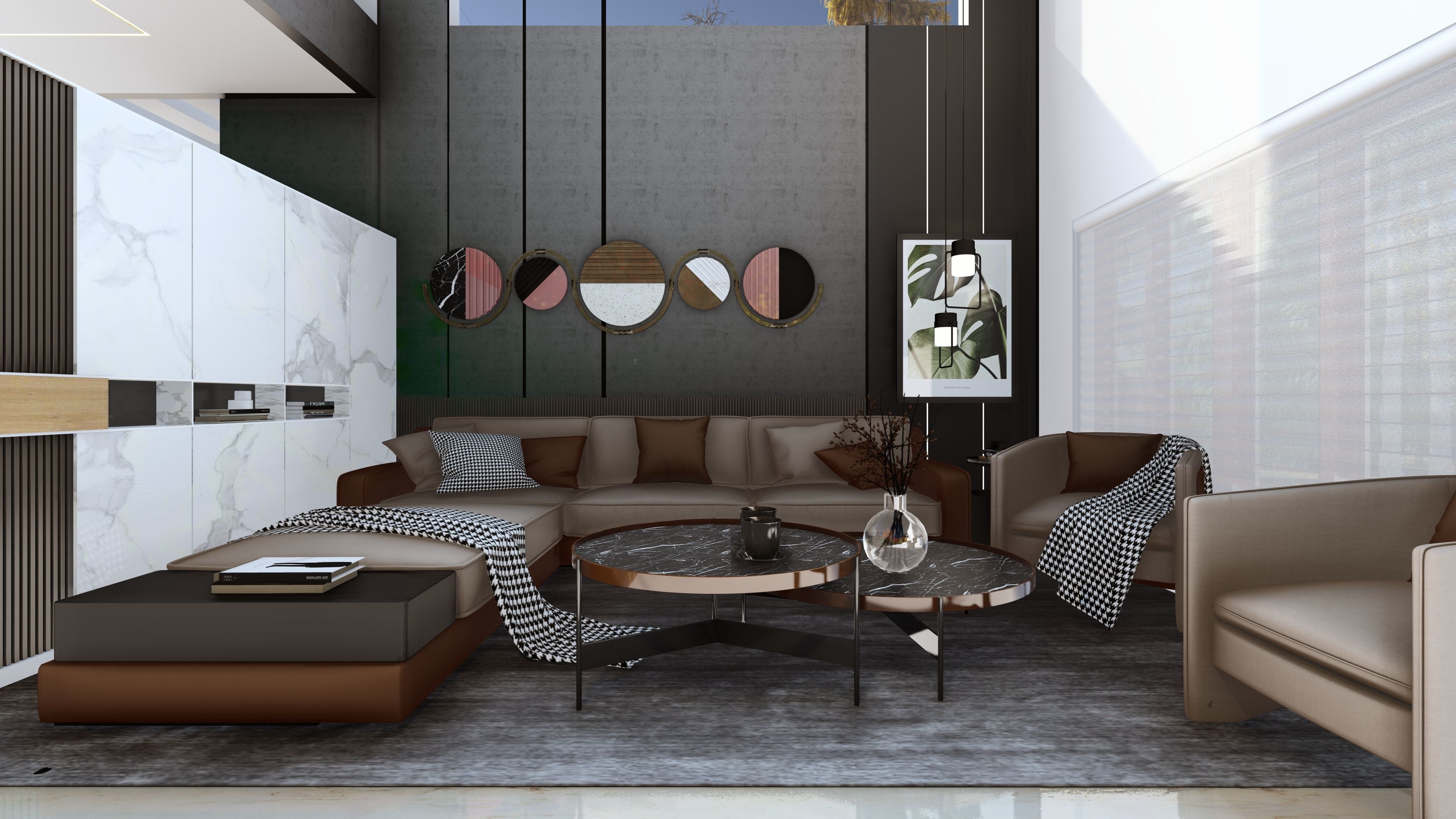 Living room 3D model_1