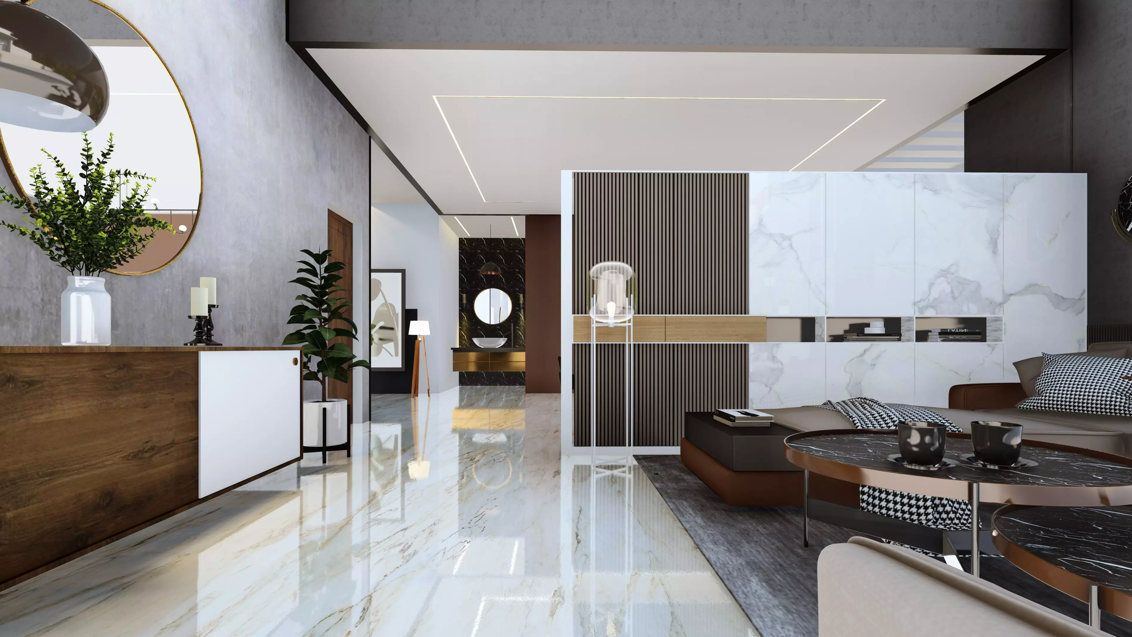 Living room 3D model_0