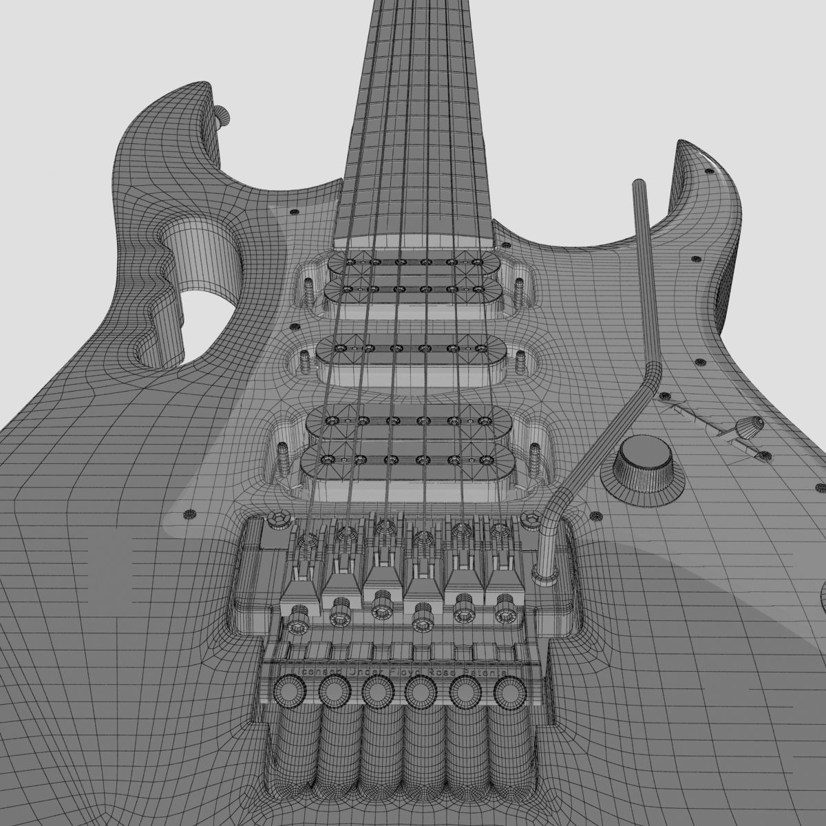 Ibanez Jem 555 3D model_9