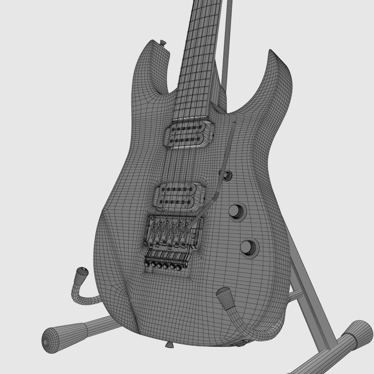 Ibanez John Petrucci Guitar 3D model_12