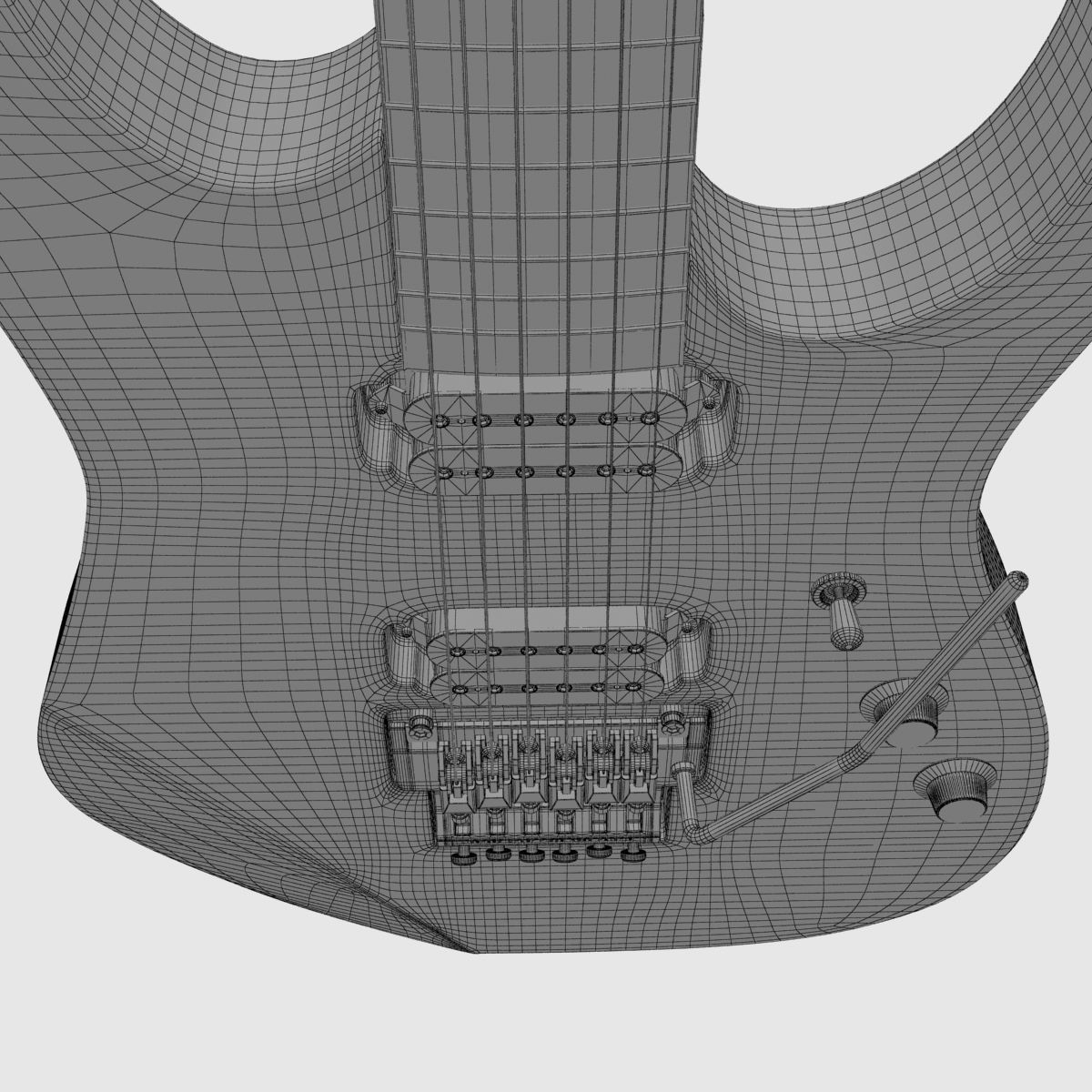 Ibanez John Petrucci Guitar 3D model_13