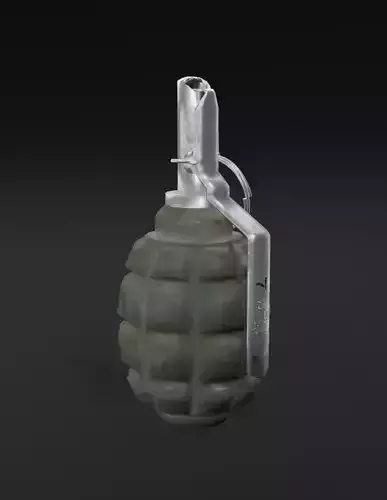  Grenade F-1 Low-poly 3D model