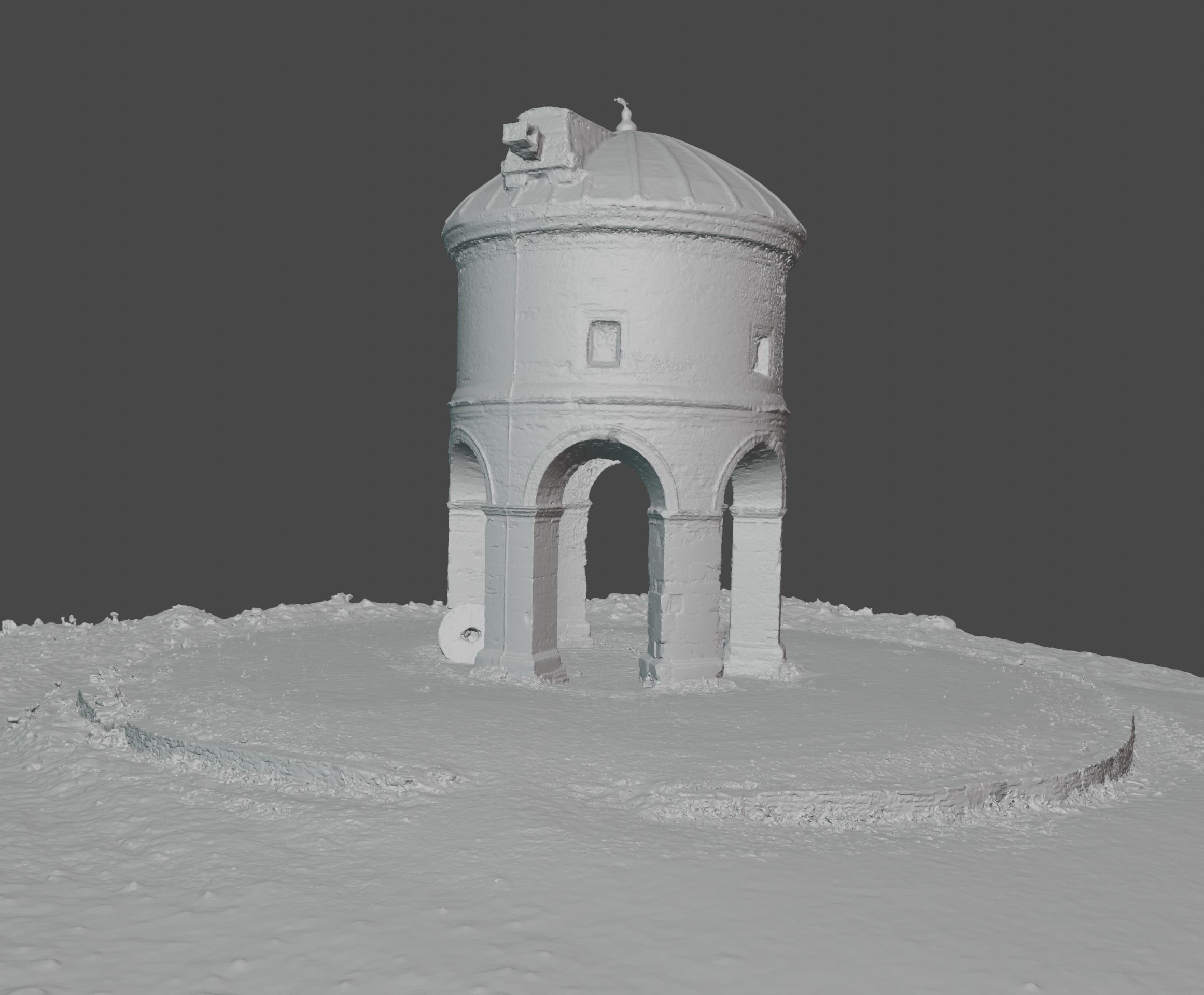 Ultra Realistic Windmill Building Scan 8K 3D model_16