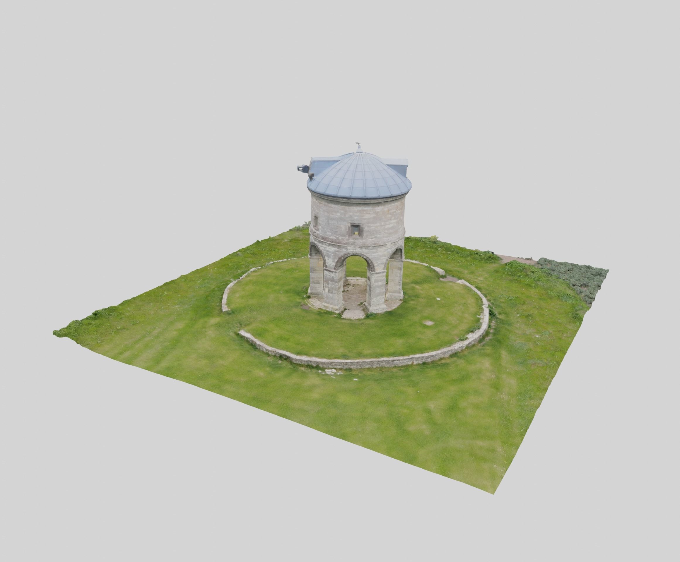 Ultra Realistic Windmill Building Scan 8K 3D model_9