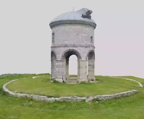 Ultra Realistic Windmill Building Scan 8K 3D model