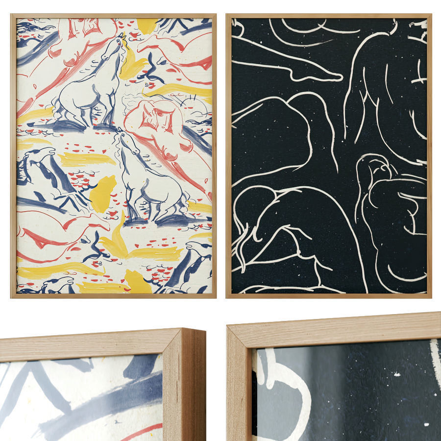 Gallery Wall 130 3D model_1