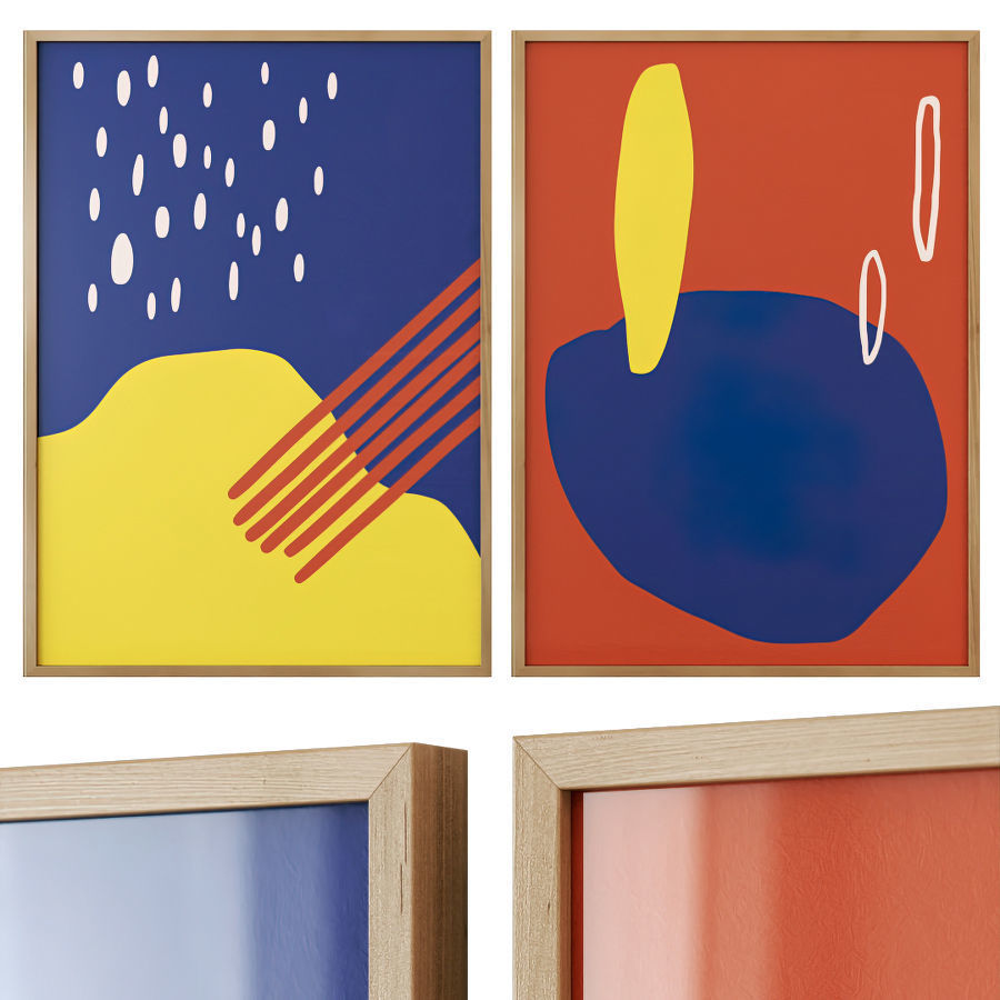 Gallery Wall 130 3D model_3