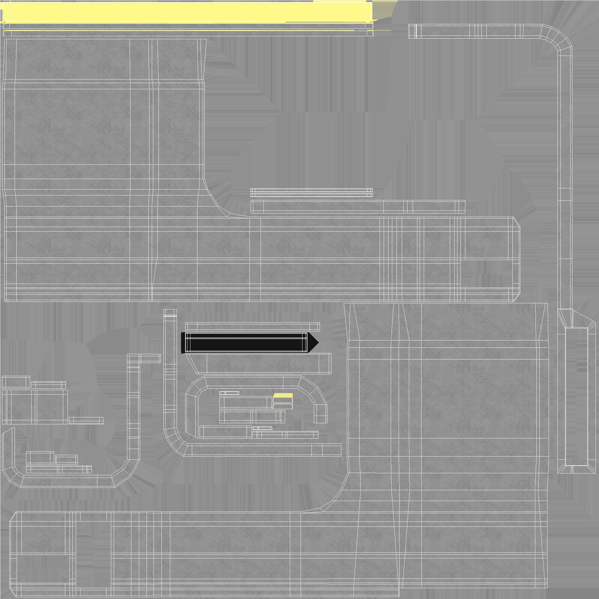 Bus Stop Low-poly 3D model_29