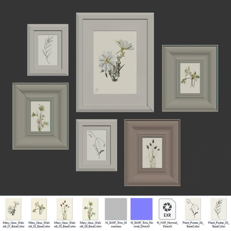 Gallery Wall 131 3D model_5