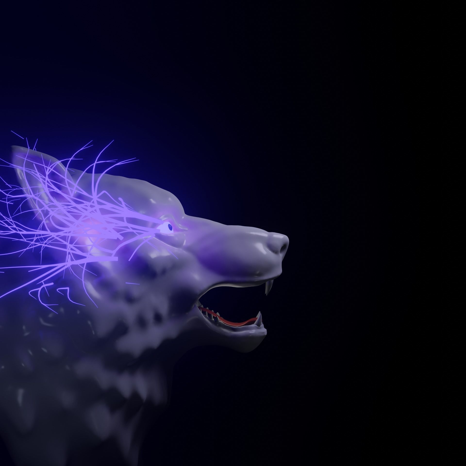 fox animal 3D model_1