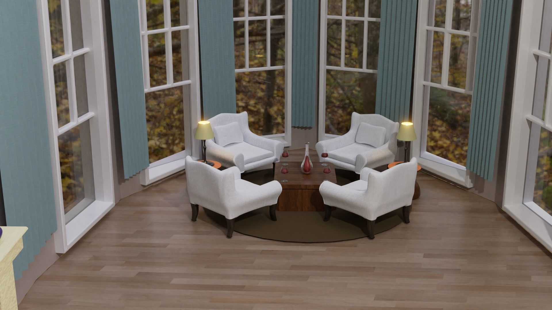 Living Room 3D model_4