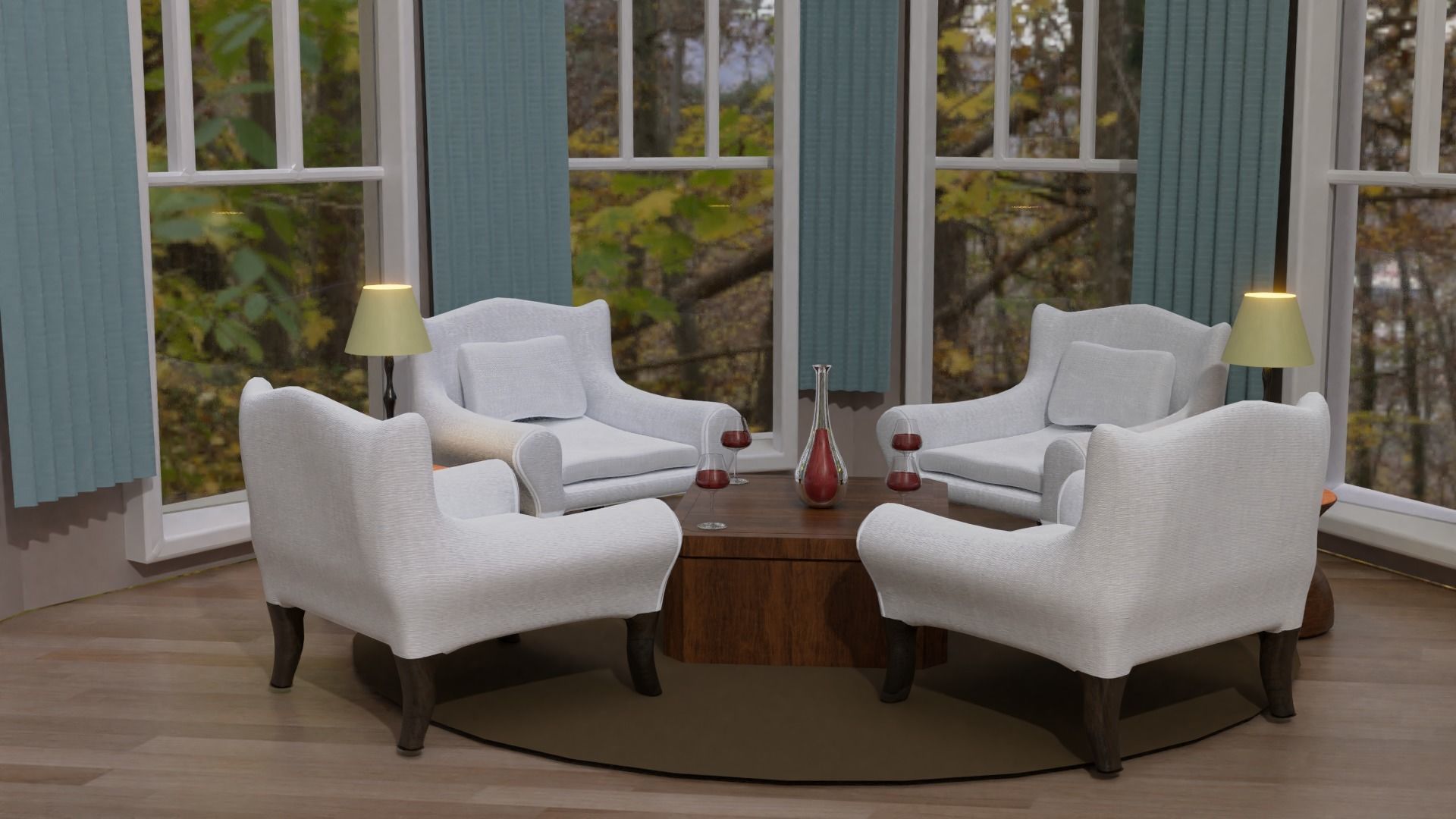 Living Room 3D model_3