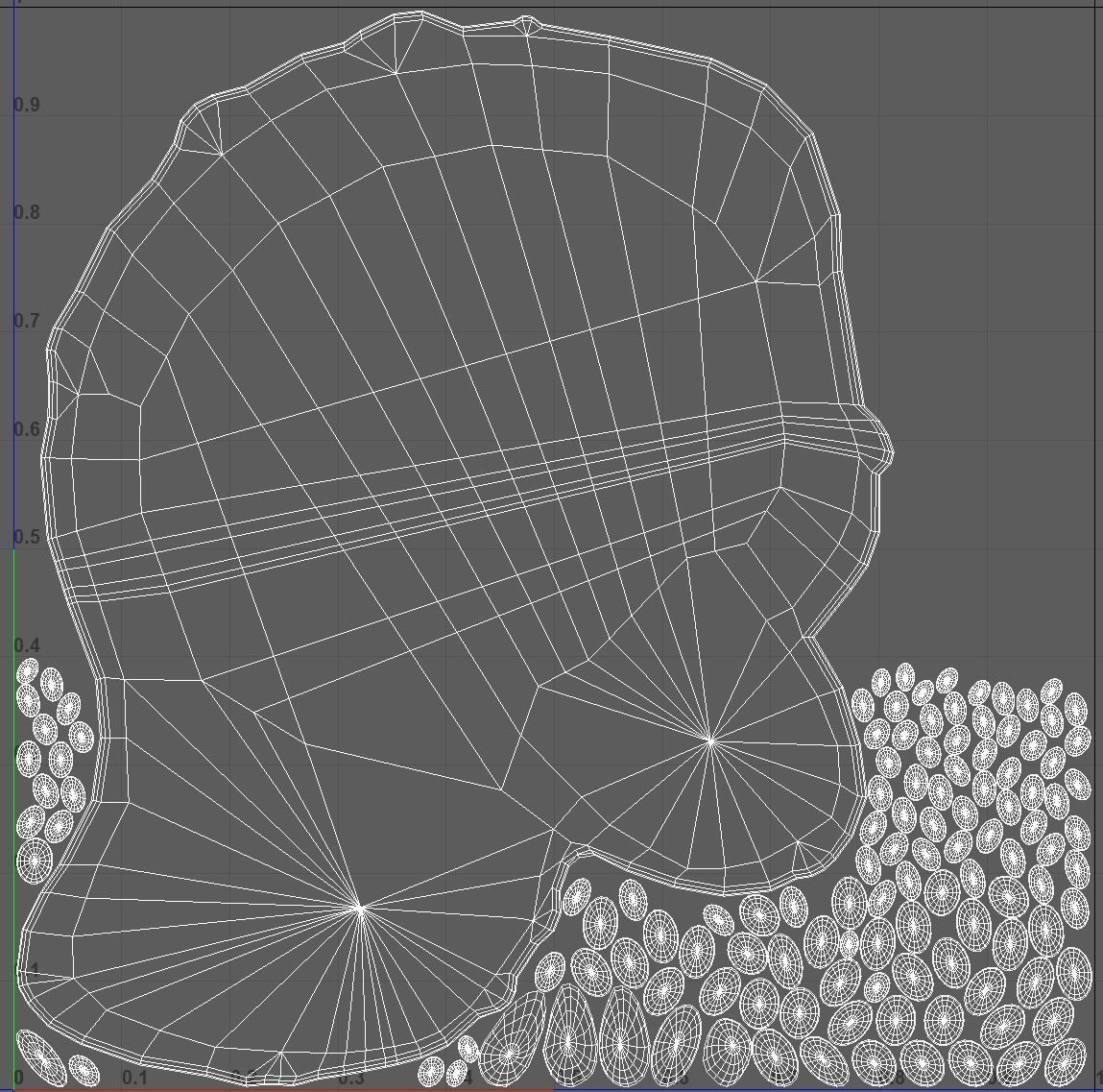Blood Splatter Low-poly 3D model_26