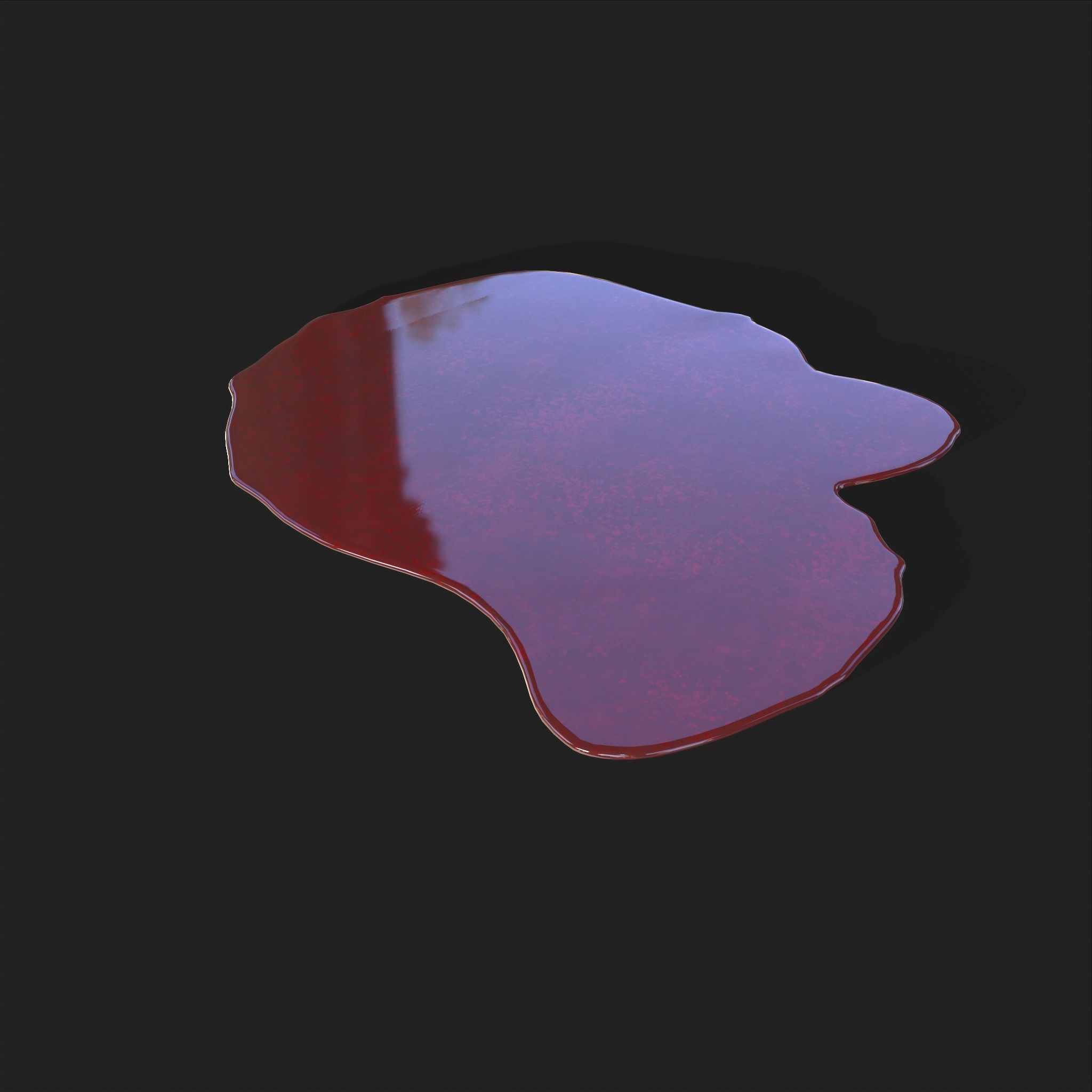 Blood Splatter Low-poly 3D model_28