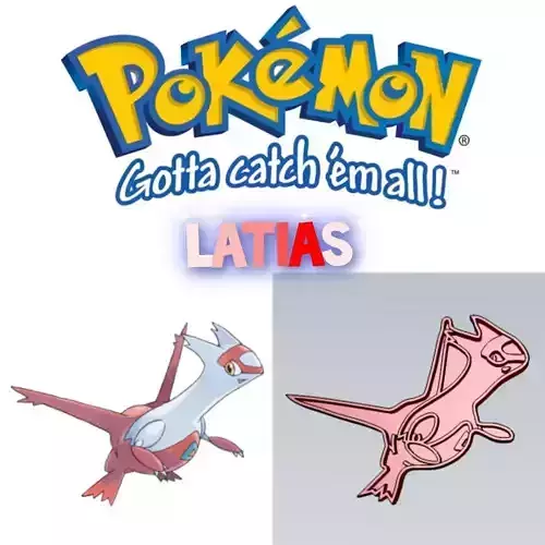 Amazing Pokemon Latias Cookie Cutter Stamp Cake Decorating 