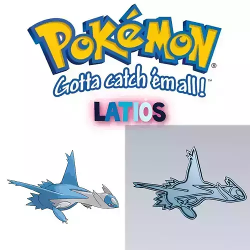 Amazing Pokemon Latios Cookie Cutter Stamp Cake Decorating 