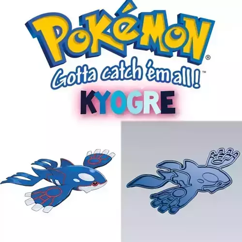 Amazing Pokemon Kyogre Cookie Cutter Stamp Cake Decorating 