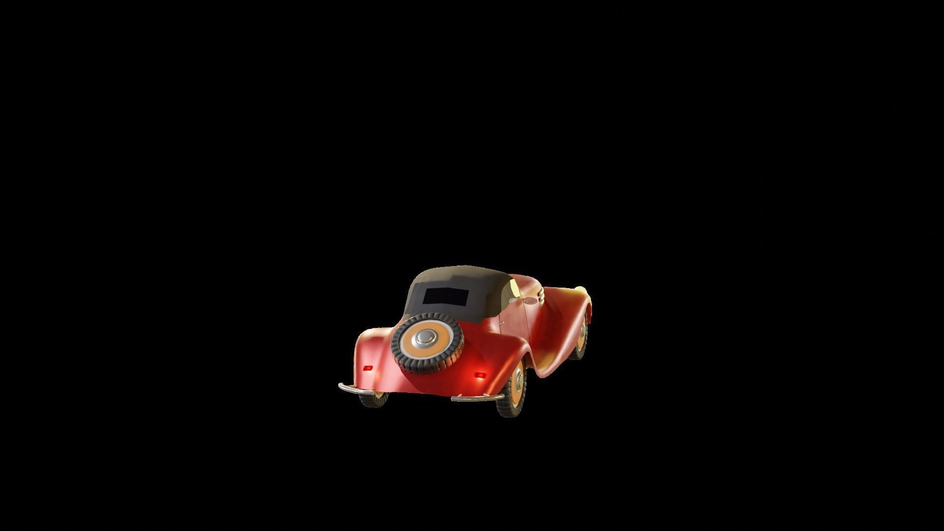 classic car model 3D model_6