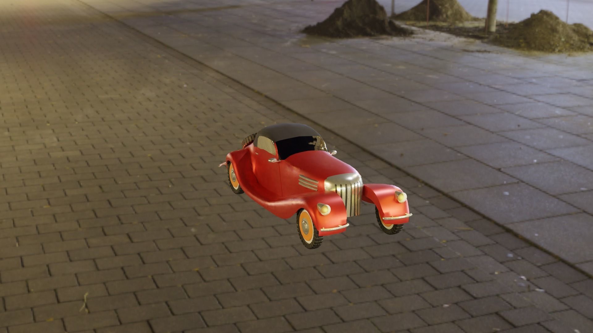 classic car model 3D model_5