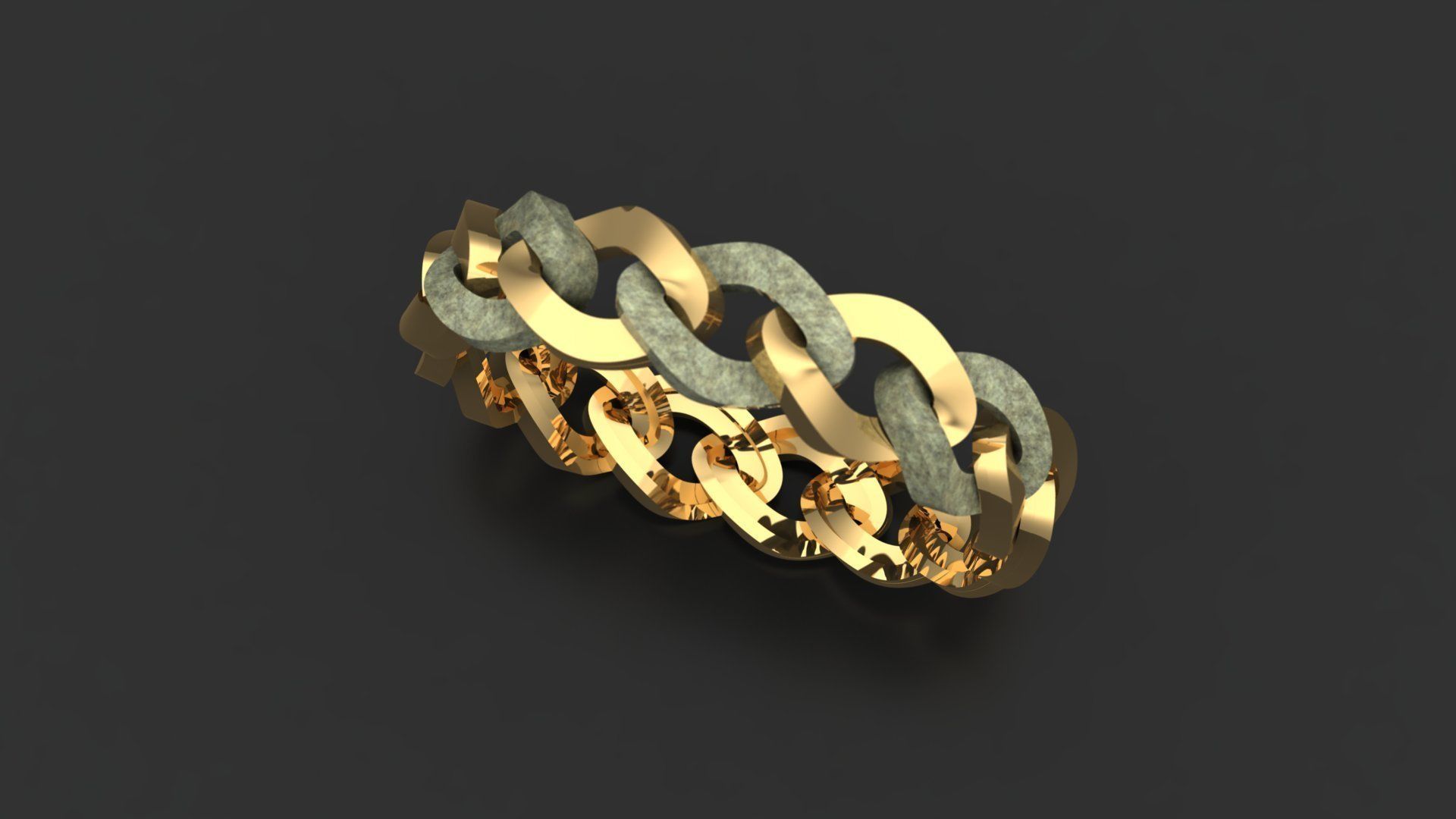 Wedding ring  3D print model_5