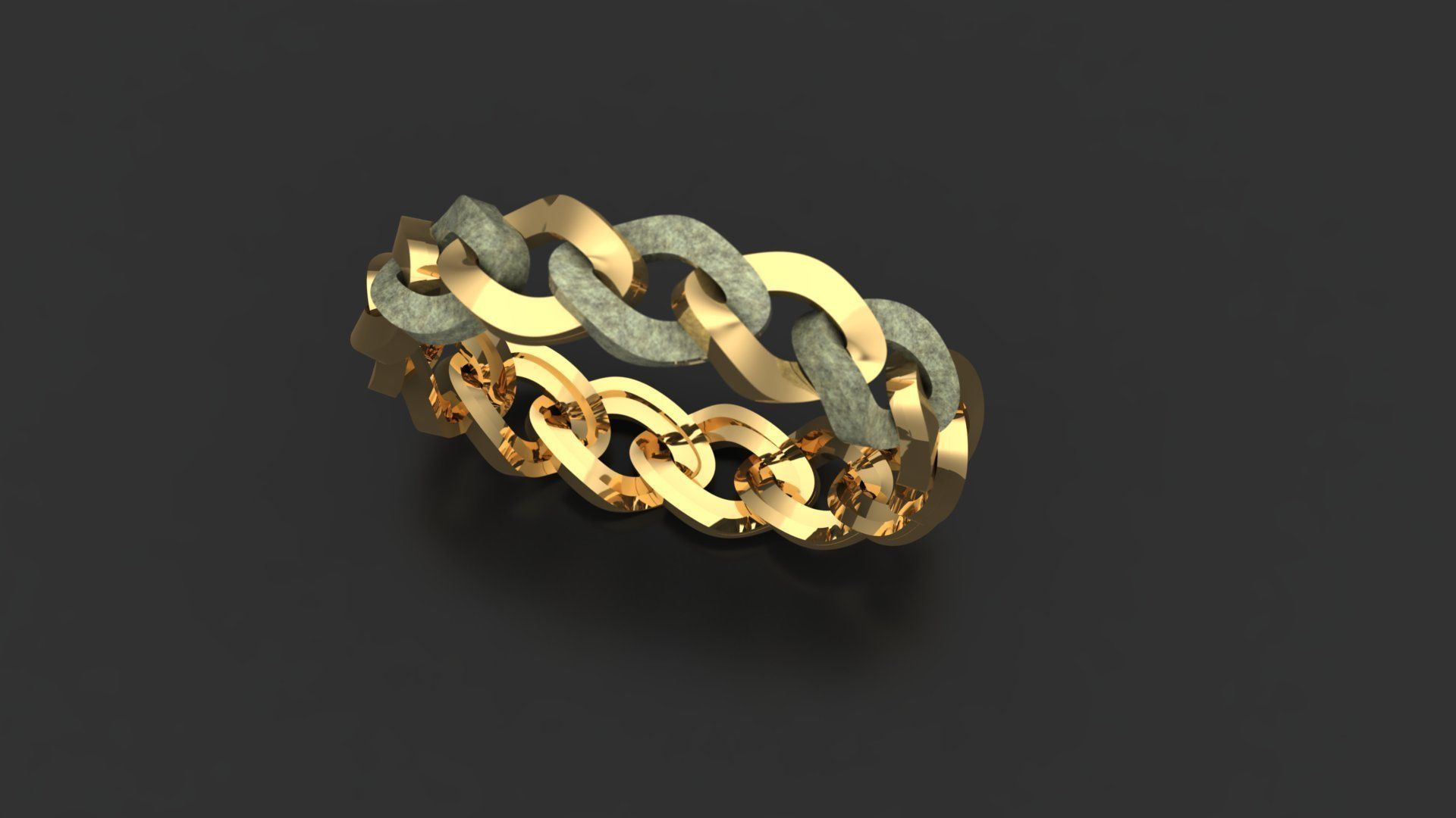 Wedding ring  3D print model_8