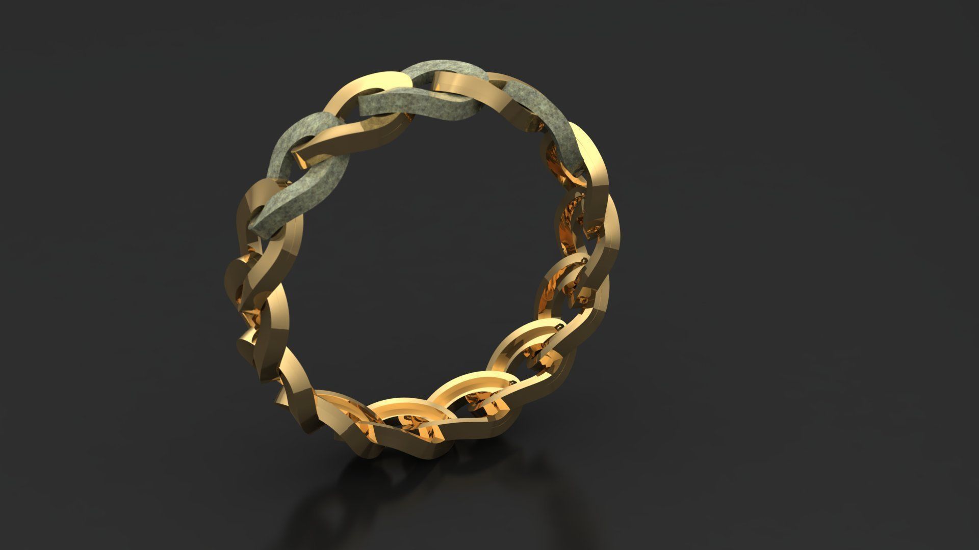 Wedding ring  3D print model_1