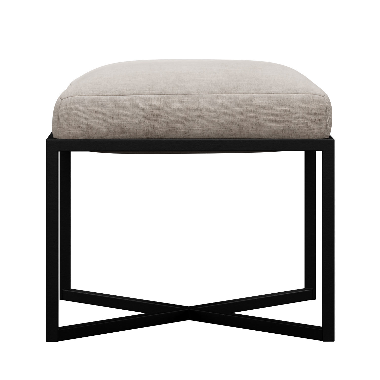 Four Hands Nadia Accent Stool 3D model_7