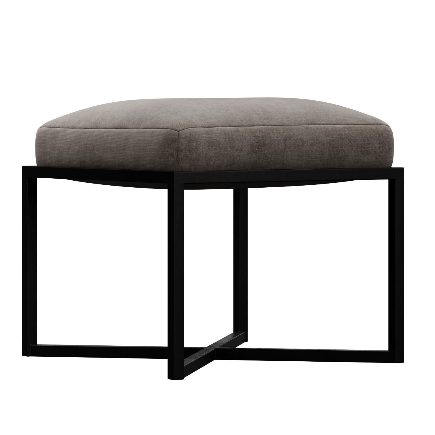 Four Hands Nadia Accent Stool 3D model_6