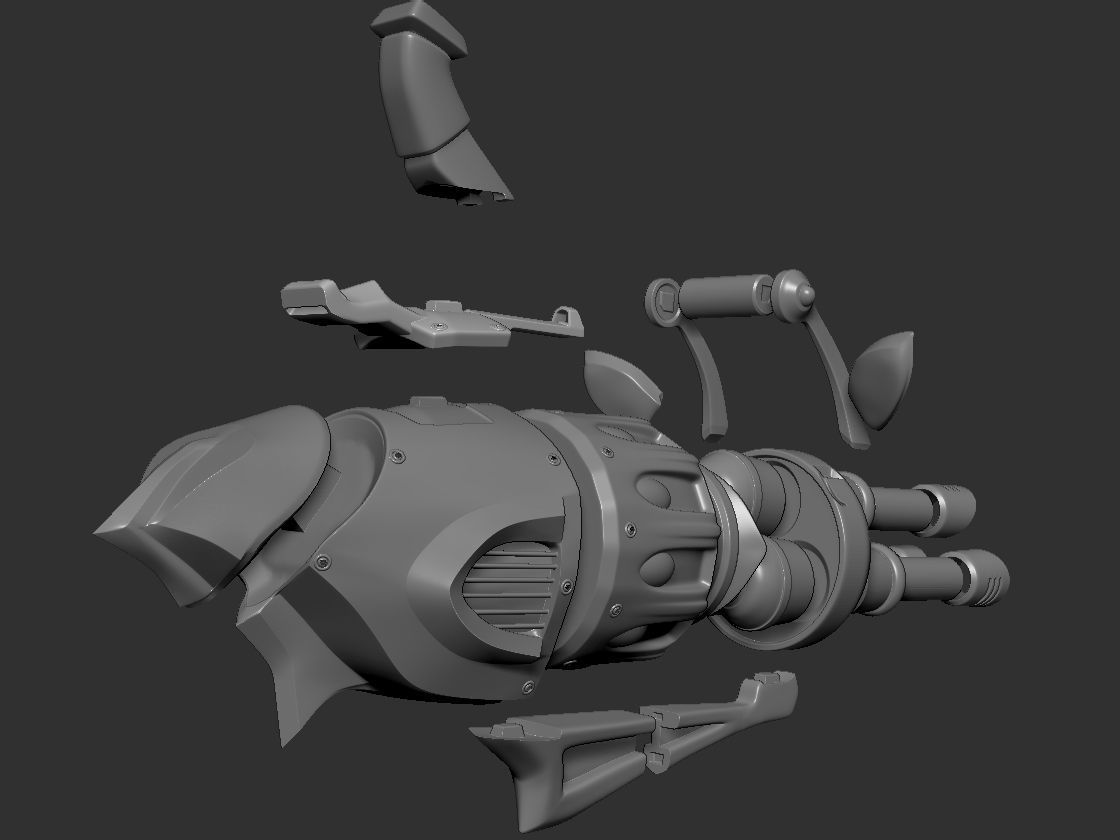 Jinx Complete Cosplay - League of Legends - LOL 3D print model_20